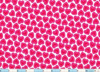 Valentine Hearts 2.7yd